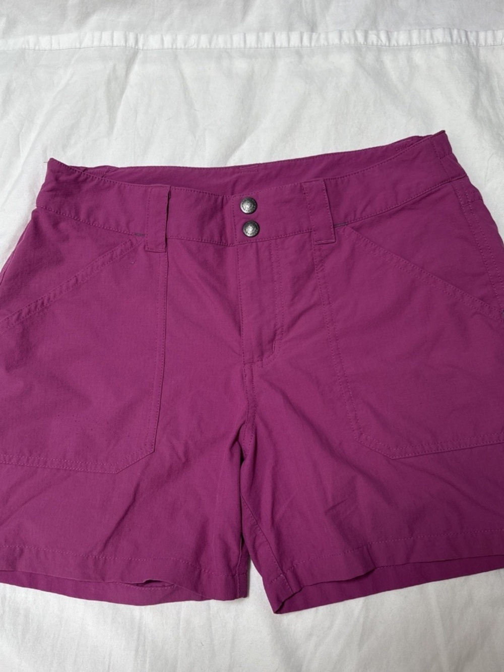 Women's PATAGONIA Size 6 Purple Nylon Water Shorts Hiking Quick Dry